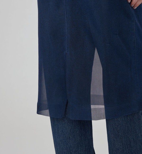 MACPHEE「ポリエステルシアー ミディスカート」|スカート|