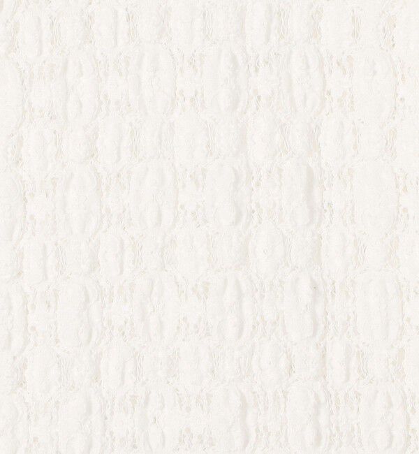 MACPHEE「コットンナイロンレース クルーネックプルオーバー」|Tシャツ・カットソー|