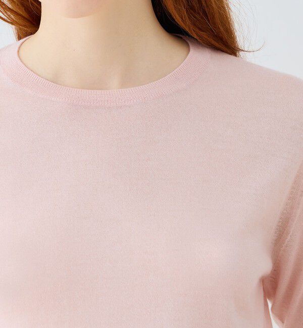 GALERIE VIE「 ウーステッドカシミヤ クルーネックプルオーバー」|ニット・セーター|