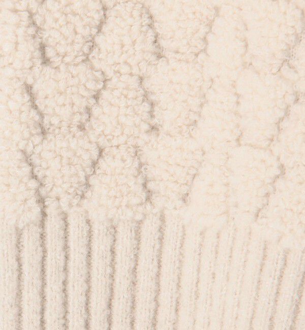 MACPHEE「ループジャカード ジップアップカーディガン」|カーディガン|