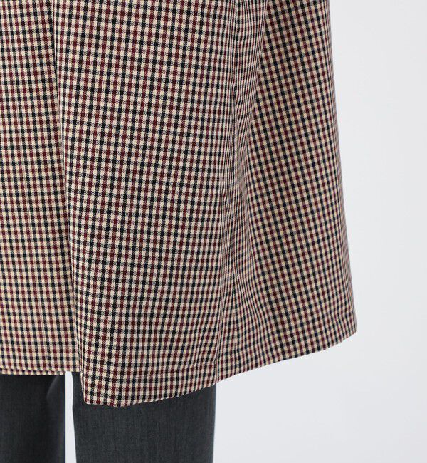CABaN「ウールギャバジン ガンクラブチェックスタンドカラーコート」|その他|