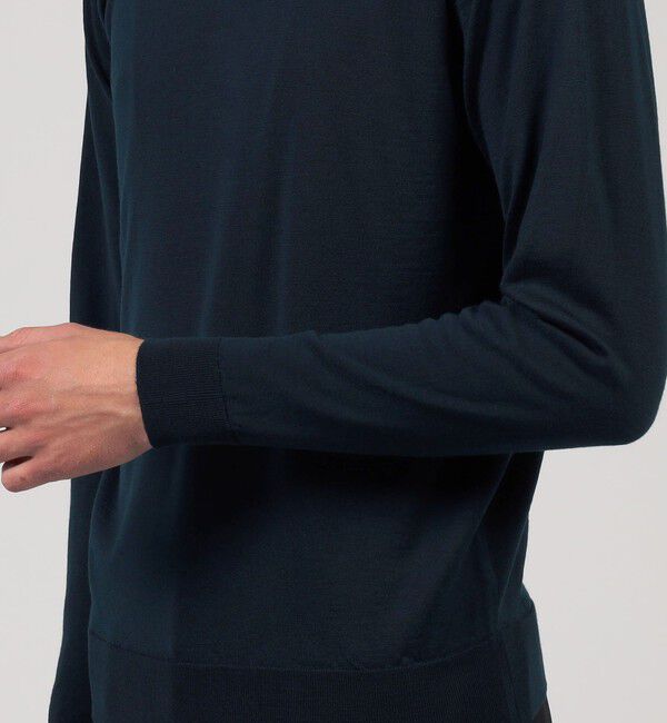 TOMORROWLAND BUYING WEAR「JOHN SMEDLEY 30G MODERN FIT ウール モックネックプルオーバー KILDAY」|ニット・セーター|
