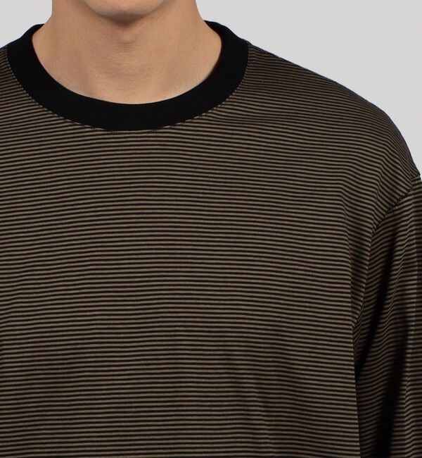 TOMORROWLAND MENS「オーガニックコットン クルーネックボーダーTシャツ」|Tシャツ・カットソー|