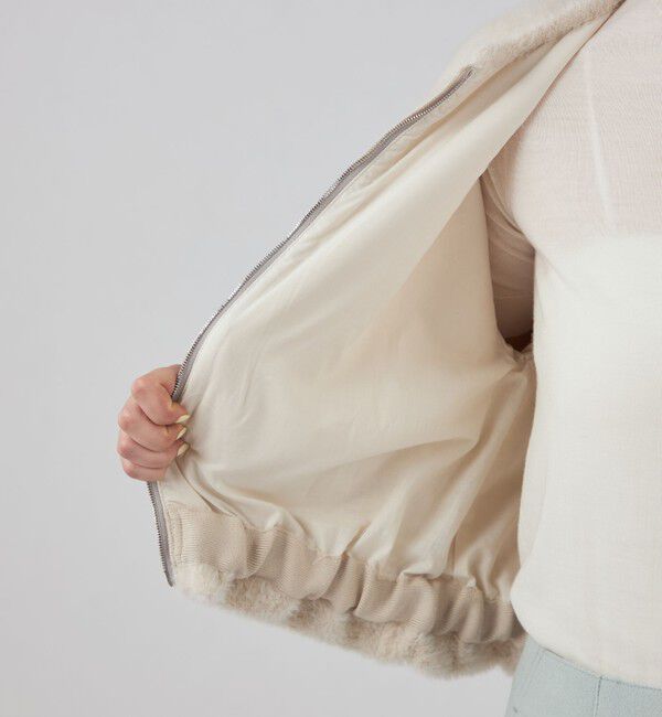 Ballsey「シャギージャージー ショートコクーンブルゾン」|ブルゾン・スタジャン|