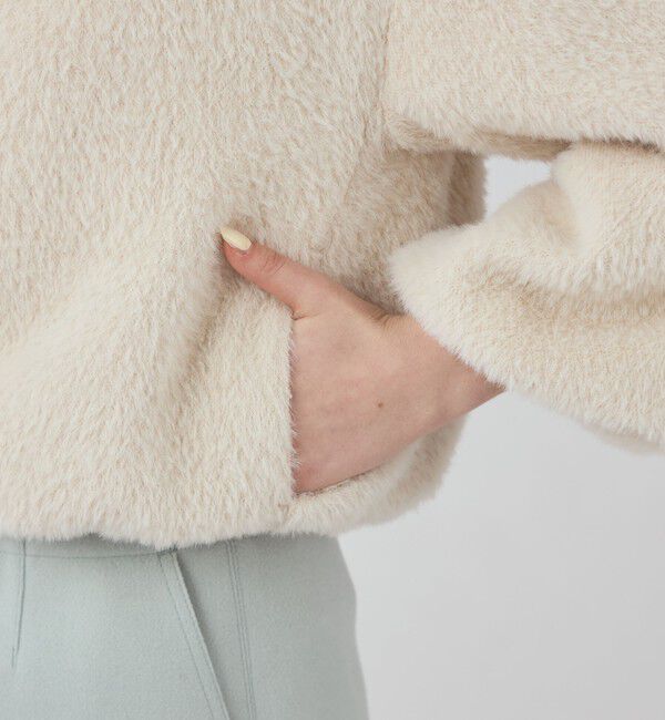 Ballsey「シャギージャージー ショートコクーンブルゾン」|ブルゾン・スタジャン|