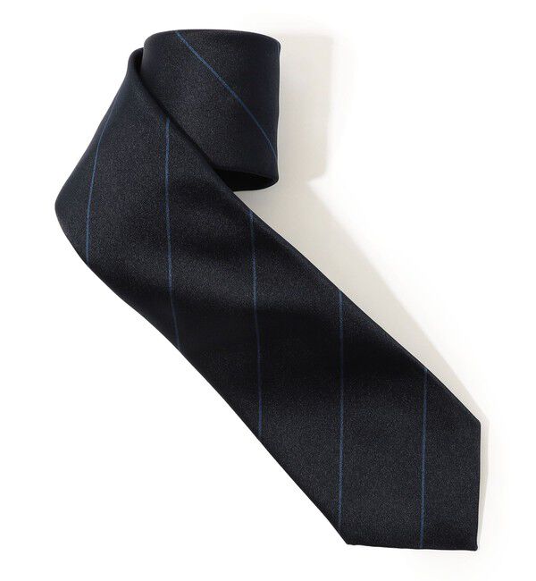 TOMORROWLAND GOODS「TOMORROWLAND シルク ストライプネクタイ」|ネクタイ・蝶ネクタイ|68 ネイビー系