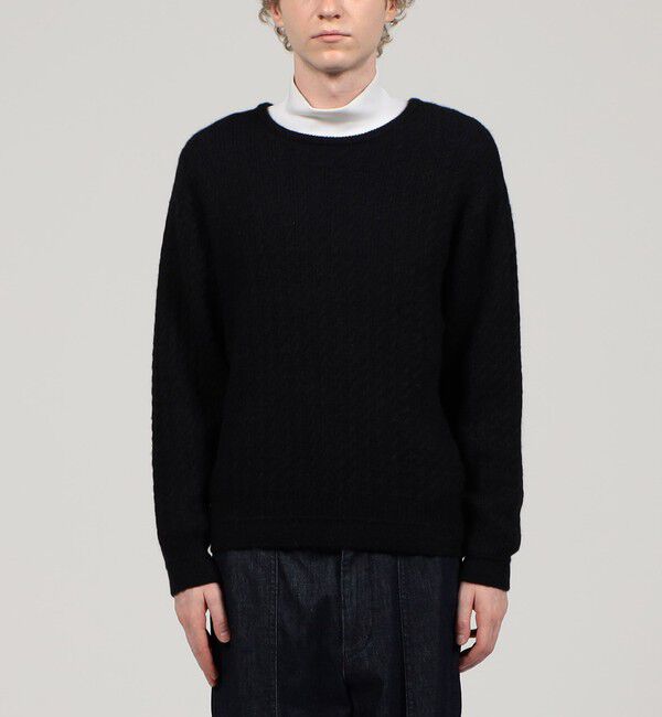 TOMORROWLAND MENS「TOMORROWLAND tricot アルパカポリエステル クルーネックプルオーバー」|ニット・セーター|