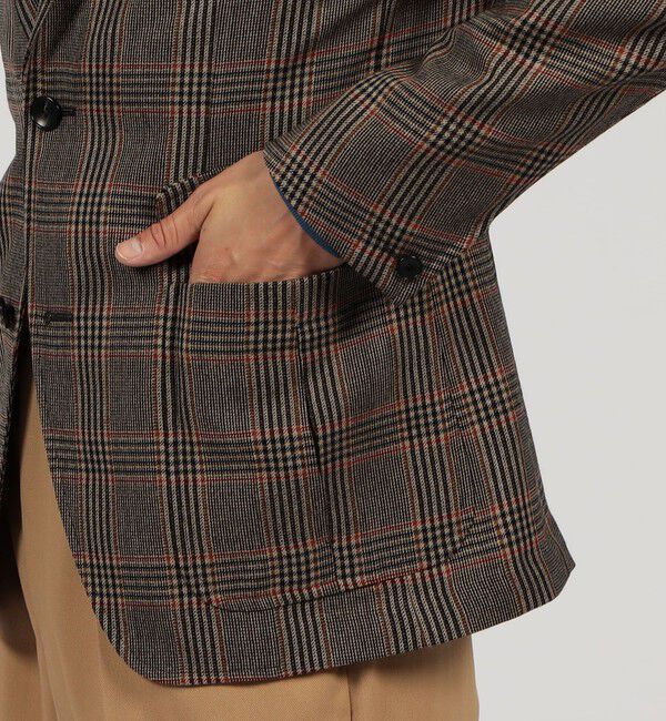 TOMORROWLAND MENS「ウール シューティングジャケット DORMEUIL VINTAGE SPORTEX」|テーラードジャケット|