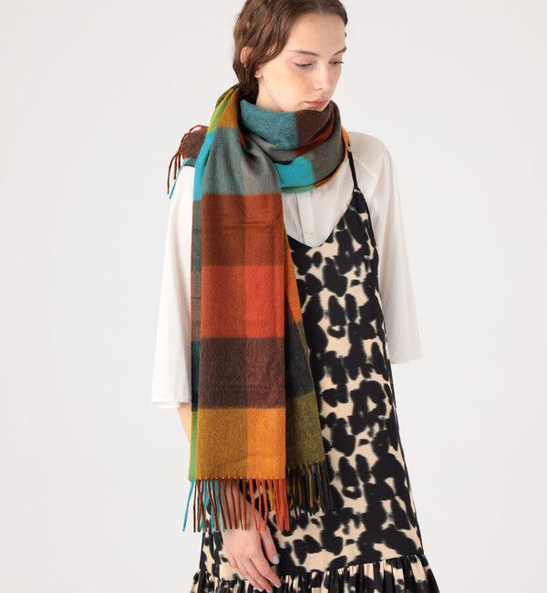 TOMORROWLAND GOODS「Joshua Ellis CHECKストール」|ストール|