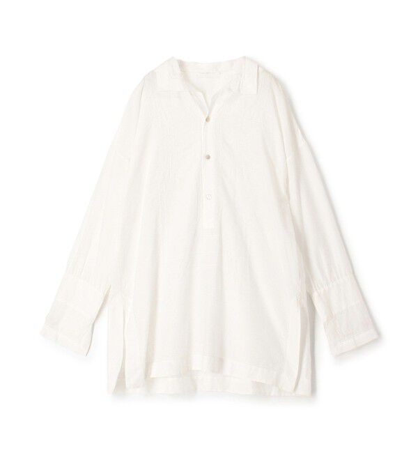 GALERIE VIE「ドロンワーク スタンドカラーシャツ」|シャツ・ブラウス|11 ホワイト
