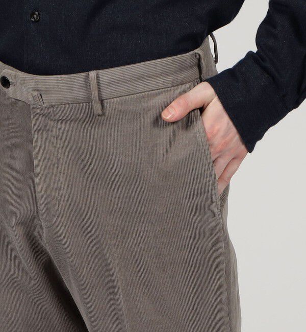TOMORROWLAND MENS「ストレッチコーデュロイ スリムストレートパンツ」|チノ|
