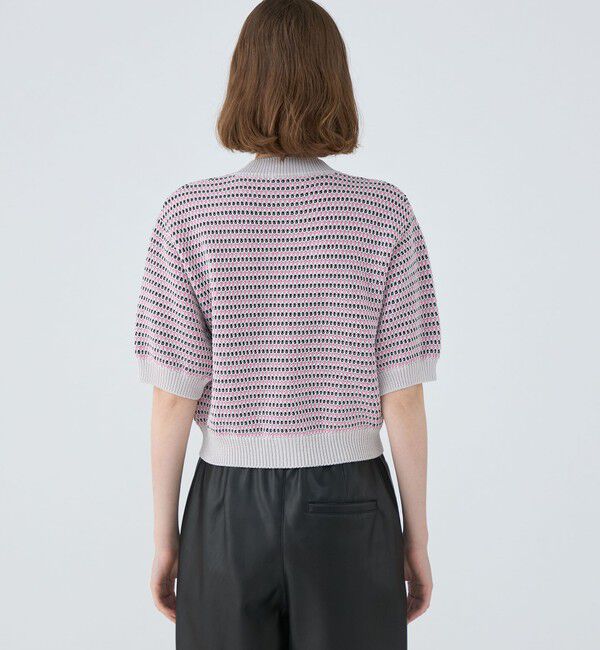 MACPHEE「ギマコットン ハーフスリーブカーディガン」|カーディガン|