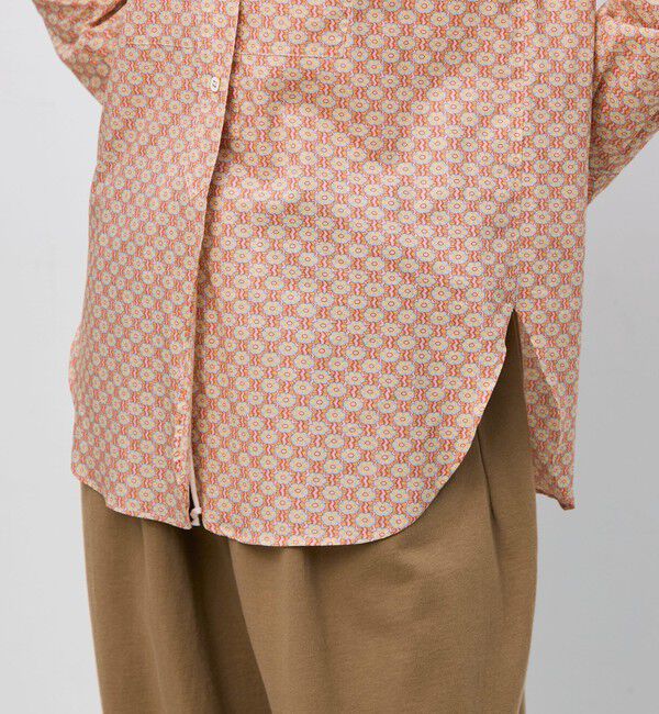 BACCA「コットンリバティプリント スプリングブラウス」|シャツ・ブラウス|