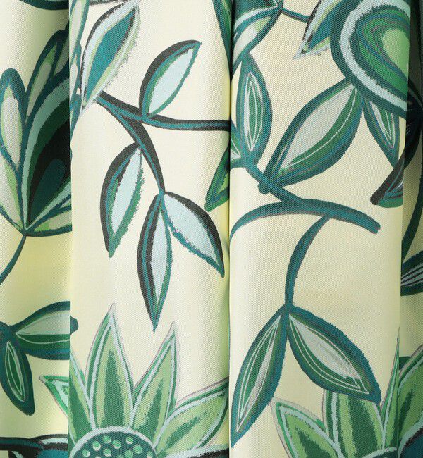 CABaN「シルクツイル COLETTEフラワープリントパンツ」|チノ|