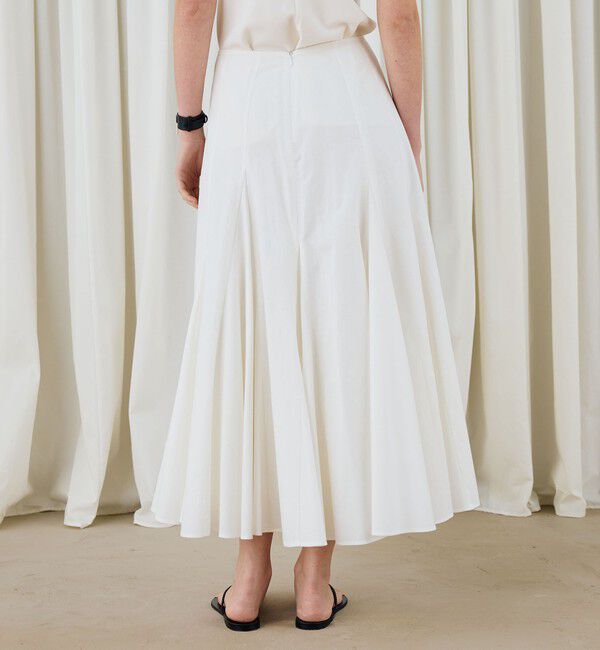 DES PRES「スビンコットンツイル ボリュームスカート」|スカート|