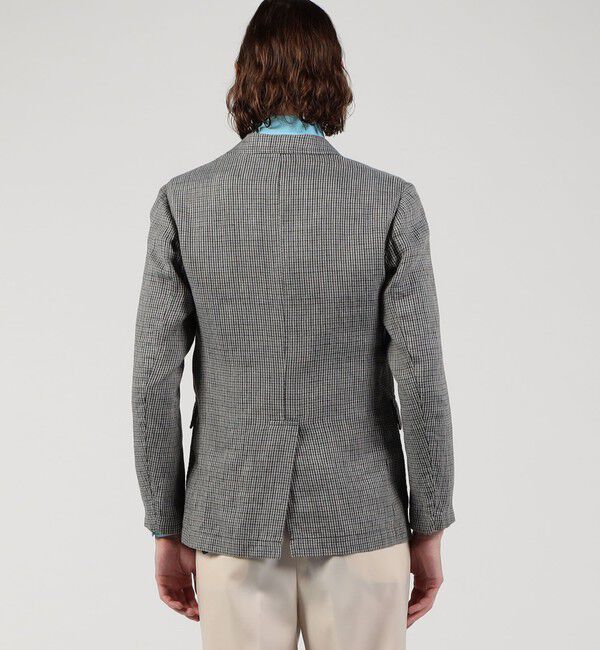 TOMORROWLAND MENS「アイリッシュリネン シングルブレステッド 3Bジャケット」|テーラードジャケット|