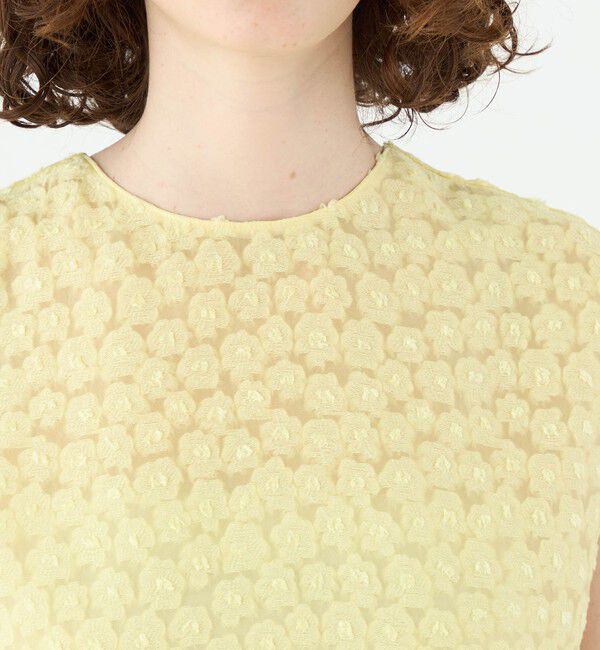 Ballsey「アリッサムカットジャカード バレルヘムブラウス」|シャツ・ブラウス|