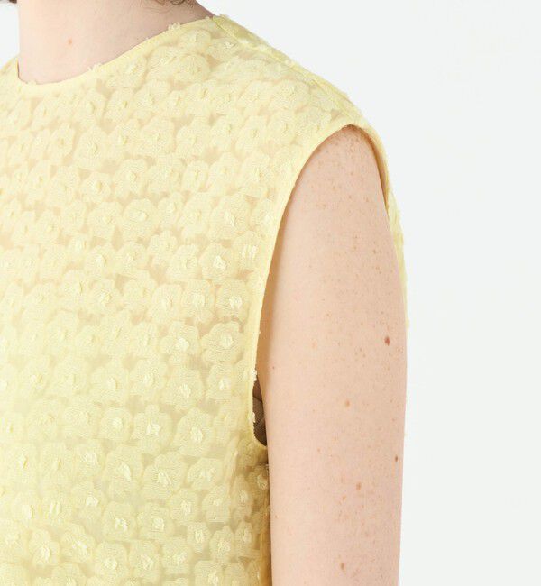 Ballsey「アリッサムカットジャカード バレルヘムブラウス」|シャツ・ブラウス|