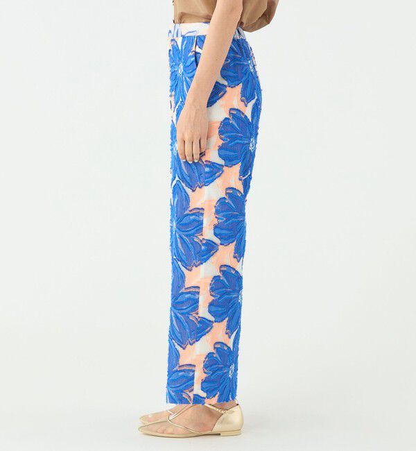 TOMORROWLAND collection「プルメリアジャカード ワイドストレートパンツ」|その他|