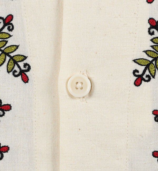 TOMORROWLAND BUYING WEAR「KARDO エンブロイダリー オープンカラーシャツ」|シャツ・ブラウス|