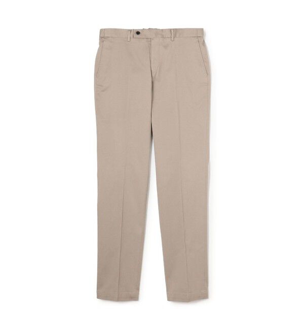 TOMORROWLAND MENS「アイスコットンピケ イージースラックス」|チノ|43 ベージュ