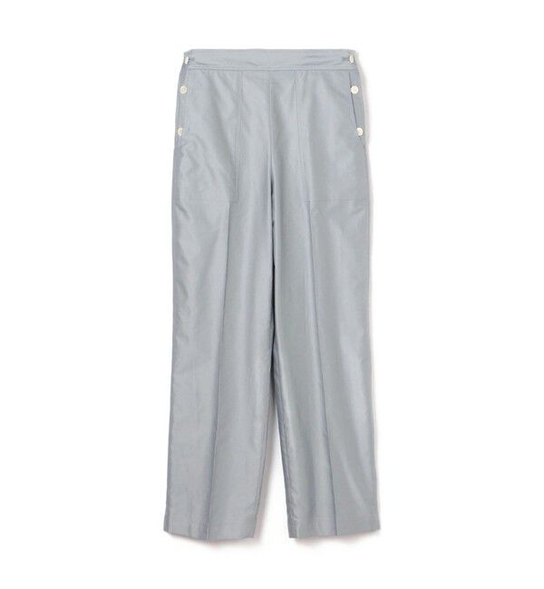 BACCA「コットンバックサテン セーラーパンツ」|チノ|61 ライトブルー