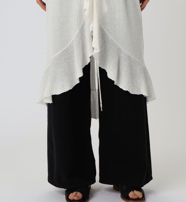 DES PRES「クレープニット ガウンワンピース」|ワンピース|