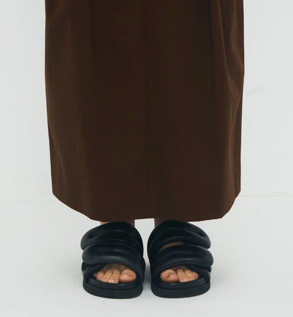 CABaN「コットンギャバジン 2タックロングスカート」|スカート|