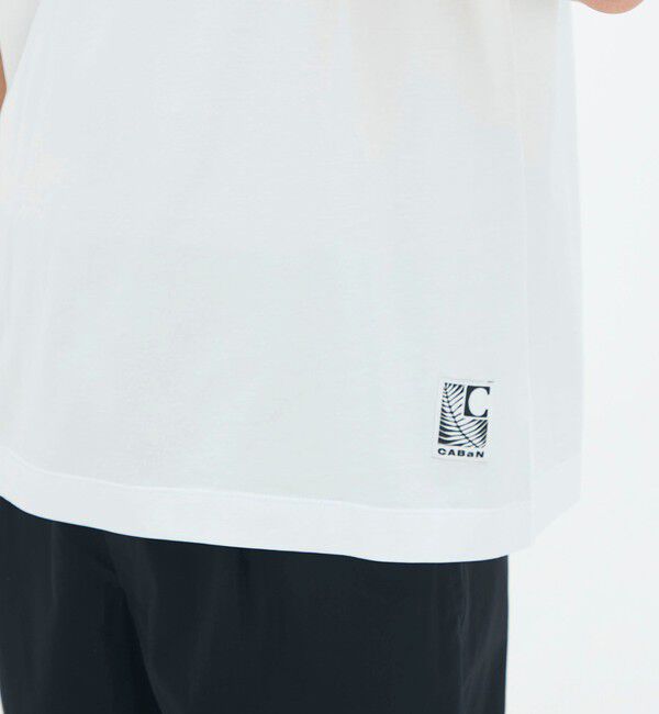 CABaN「CABaN スビンコットン BIRDプリントTシャツ」|Tシャツ・カットソー|