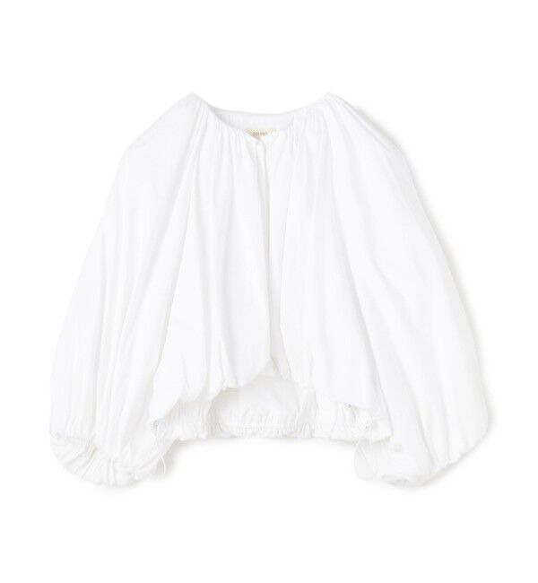 DES PRES「コットンストレッチポプリン クロップドバブルブルゾン」|ブルゾン・スタジャン|11 ホワイト