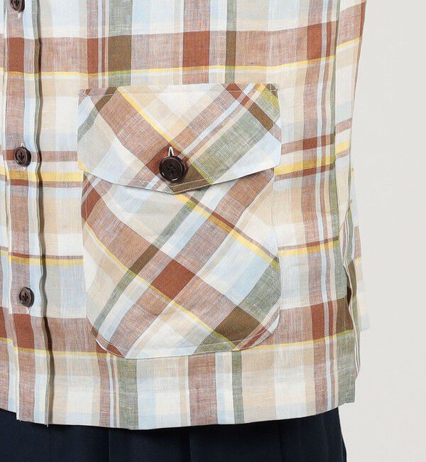 TOMORROWLAND BUYING WEAR「ERRICO FORMICOLA リネン オーバーシャツ」|シャツ・ブラウス|