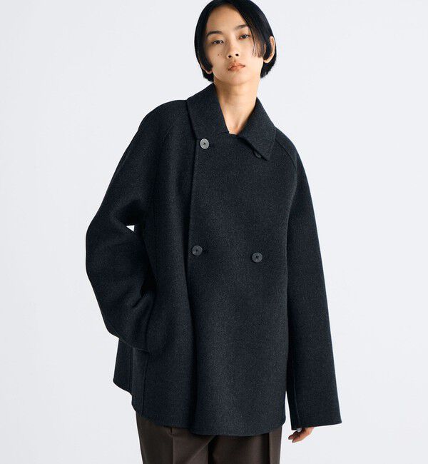 ウールカシミヤ ダブルフェイス ショートコート（Edition）｜ルミネの