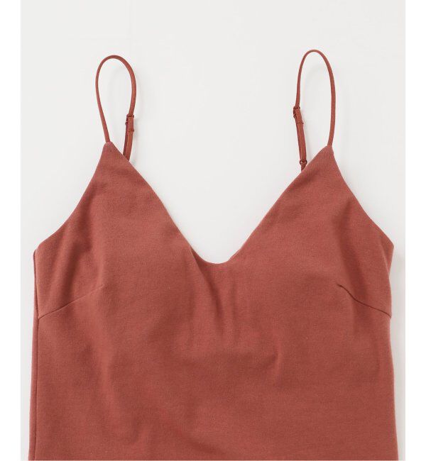 EMILYWEEK「【RESET】オーガニックコットン混 ブラキャミソール（ブリック）」|インナー|