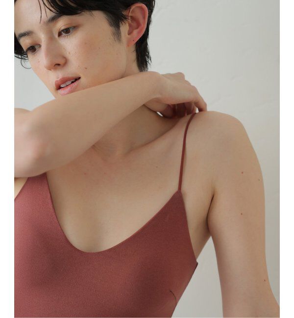 EMILYWEEK「【RESET】オーガニックコットン混 ブラキャミソール（ブリック）」|インナー|