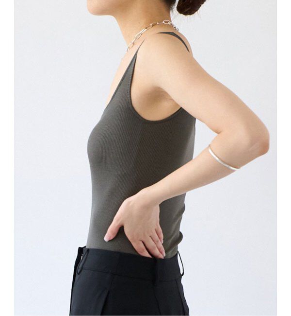 EMILYWEEK「シルクテレコリブブラタンクトップ」|インナー|