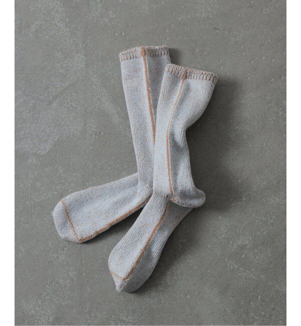 EMILYWEEK「コットンシルク靴下」|ソックス|ブルー