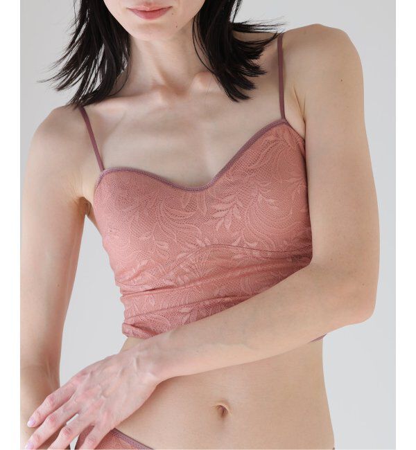 EMILYWEEK「フローラルレースクロップドブラキャミ」|インナー|