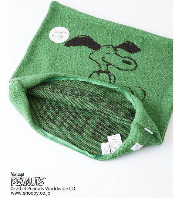 journal standard Furniture「【PEANUTS&times;SPORTS WEAR by JSF】別注 KNIT CUSHION クッションカバー」|クッション・クッションカバー|