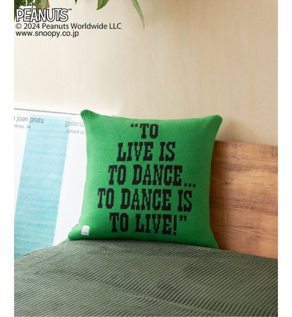 journal standard Furniture「【PEANUTS&times;SPORTS WEAR by JSF】別注 KNIT CUSHION クッションカバー」|クッション・クッションカバー|