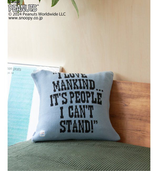 journal standard Furniture「【PEANUTS&times;SPORTS WEAR by JSF】別注 KNIT CUSHION クッションカバー」|クッション・クッションカバー|