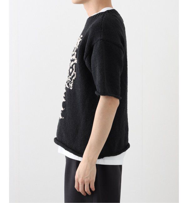 JOINT WORKS「MacMahon Knitting Mills/マクマホンニッティングミルズ S/S Crew Neck Knit-Bone」|ニット・セーター|