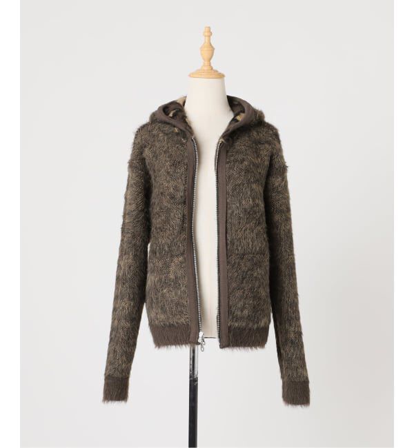 JOINT WORKS「フェザーヤーンZIPフーディ」|ニット・セーター|