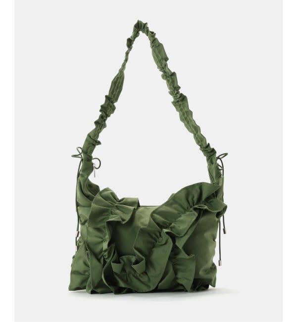 JOINT WORKS「Casselini/キャセリーニ ボリュームフリルショルダー」|ショルダー・メッセンジャー|カーキ