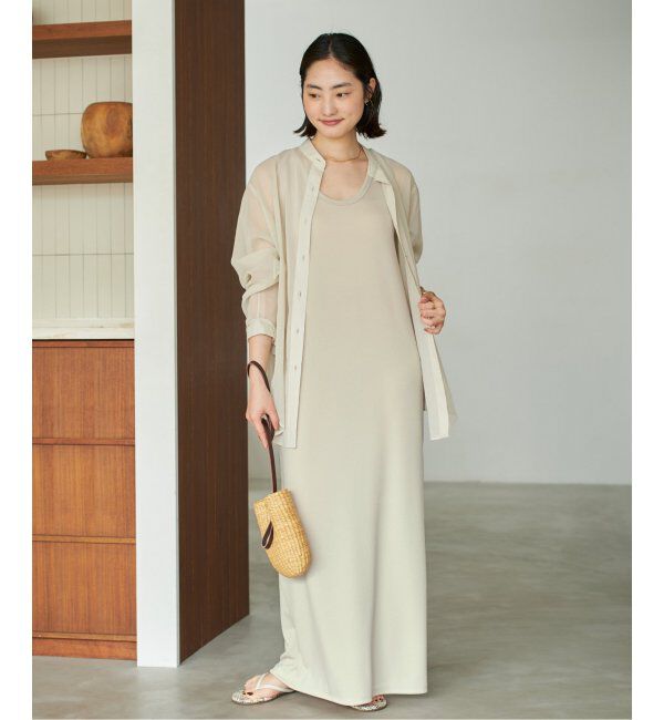 Plage「《一部カラーWEB限定追加》リブタンクワンピース 4」|ワンピース|