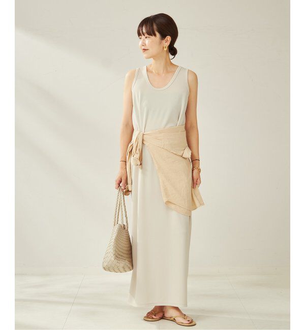 Plage「《一部カラーWEB限定追加》リブタンクワンピース 4」|ワンピース|