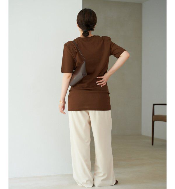 Plage「SQUARE SHOULDER H/S Tシャツ」|Tシャツ・カットソー|