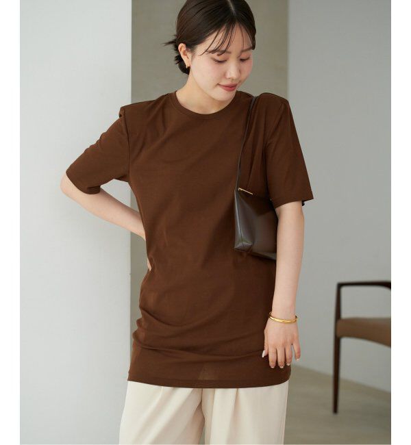 Plage「SQUARE SHOULDER H/S Tシャツ」|Tシャツ・カットソー|