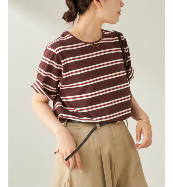 Plage「マルチボーダーTシャツ」|Tシャツ・カットソー|