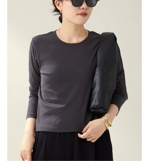 Plage「Hight Twist ロンT」|Tシャツ・カットソー|グレー
