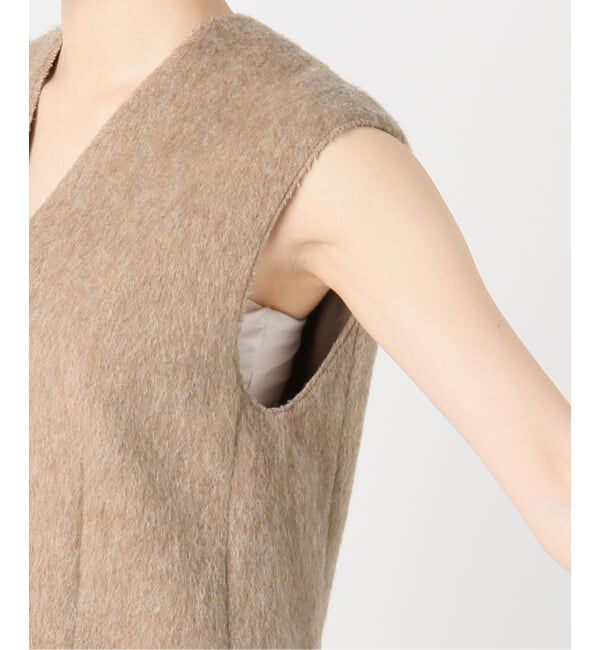 Plage「shaggy ロングベスト」|ダウンベスト・ベスト|